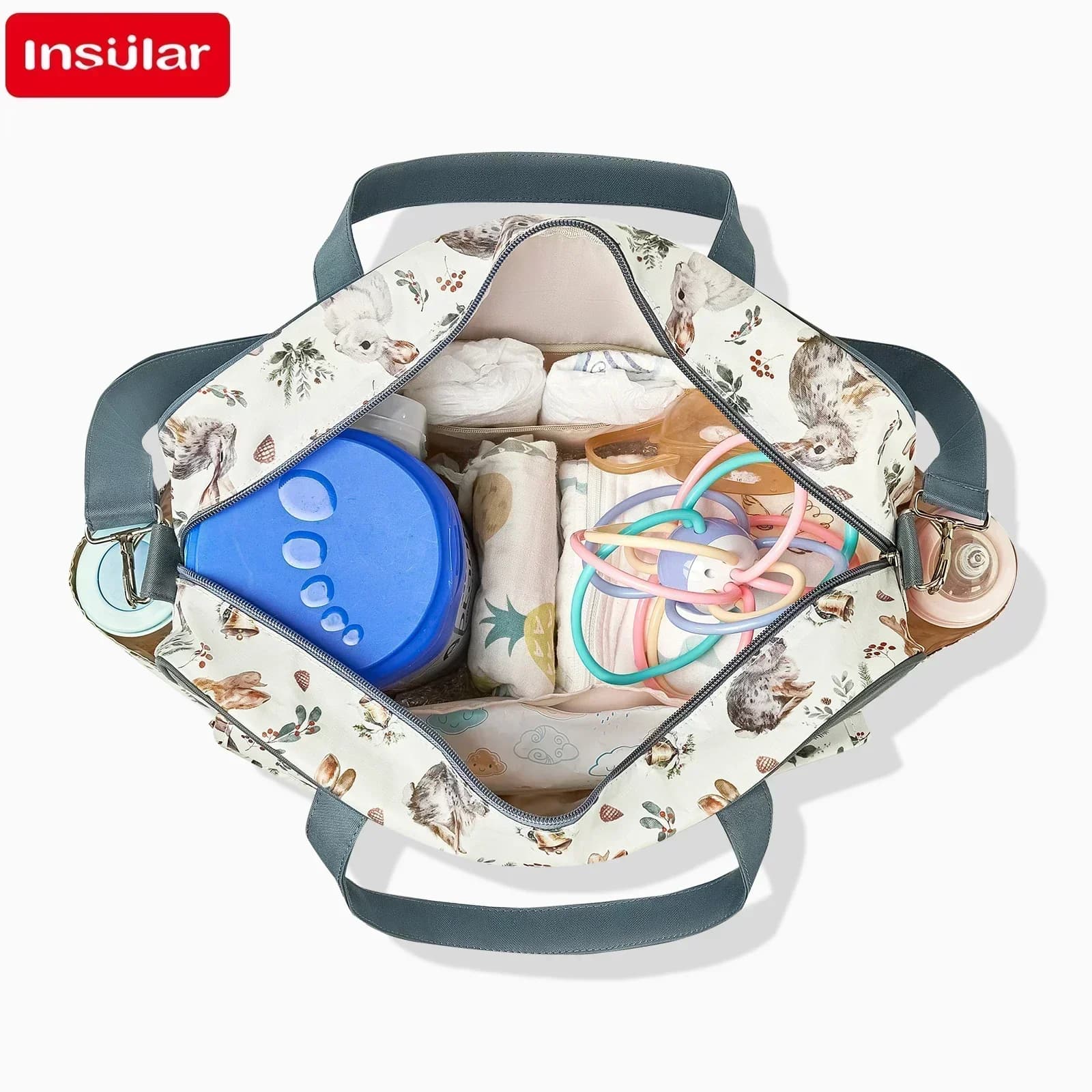 Sac à couches pour maman pour bébés, organisateur de grande capacité, étanche, large ouverture, mess
