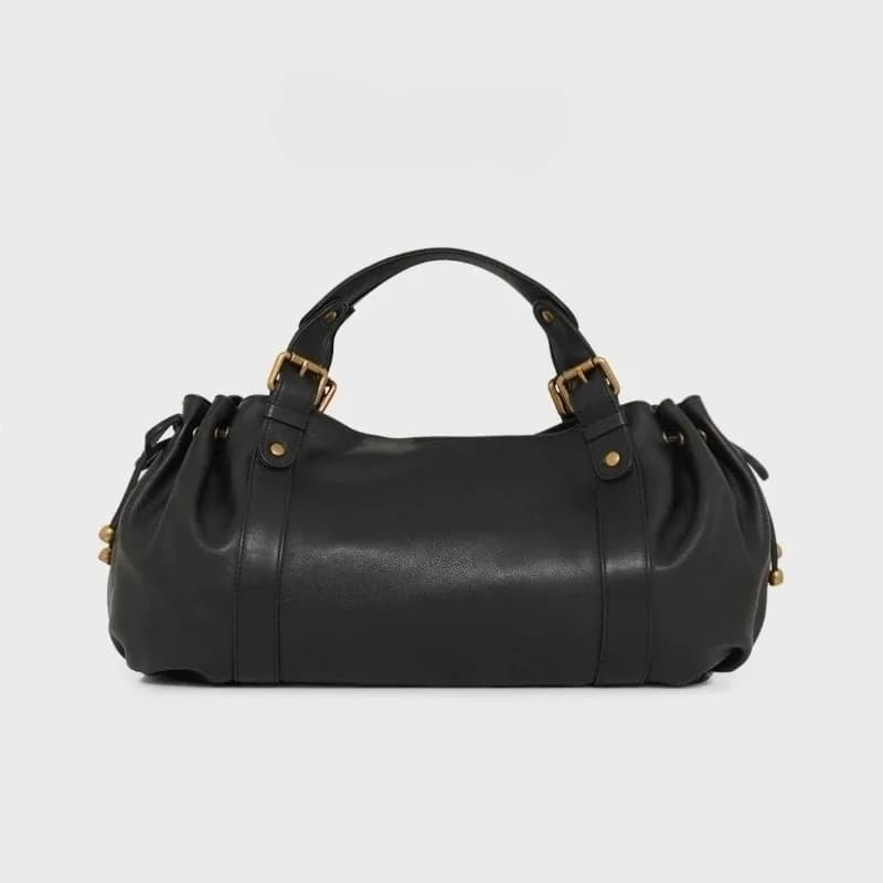 Sac à main à bandoulière Simple pour femmes, sac Boston élégant et polyvalent, sac de travail intéri