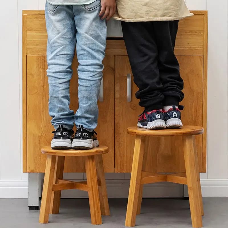 Tabouret d'appoint en bois, excellent tabouret pour enfants, repose-pieds, support pour plantes, per