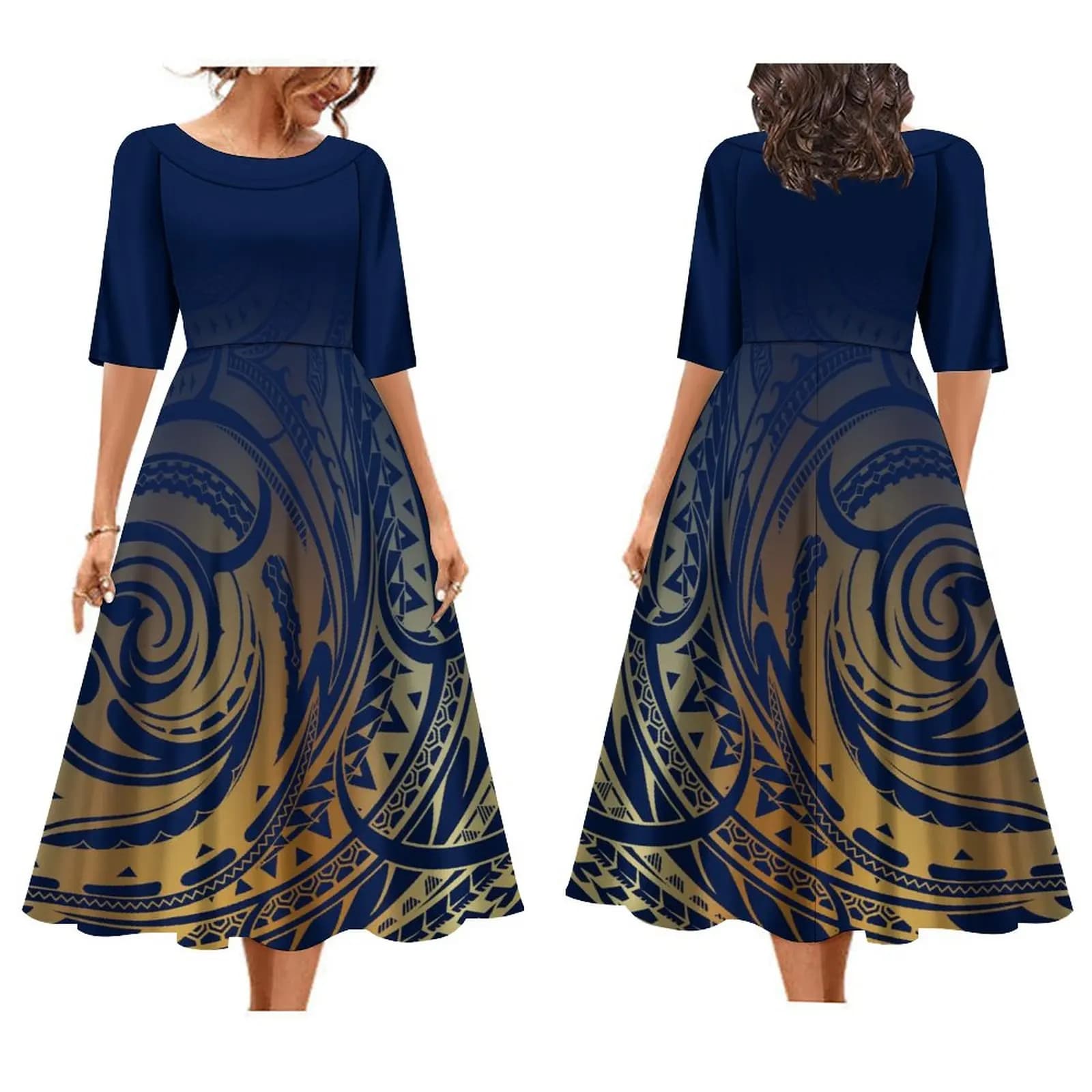 Robe d'été à manches courtes pour femmes, tissu doux de haute qualité, Art Maxi, été conforme, perso