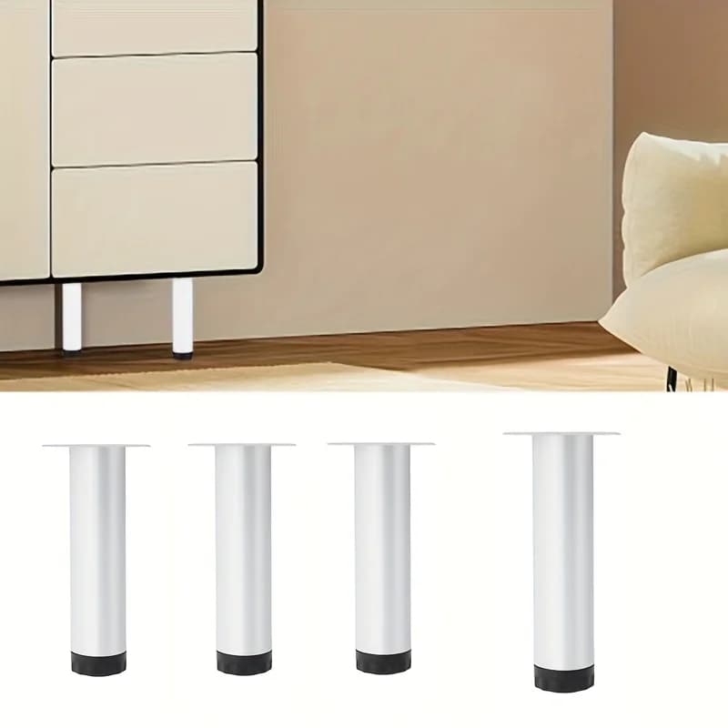 4 pièces 10/15 cm pieds de meubles réglables pieds de support, hauteur réglable, adaptés aux canapés