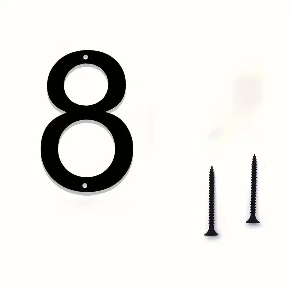 Numéros de maison flottants au design moderne pour extérieur – Numéros de maison suspendus résistant
