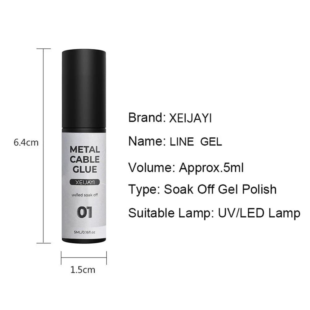 Vernis à ongles en Gel métallique Super brillant, 5/7/8ml, argent/or/Rose, miroir, Semi-Permanent, U