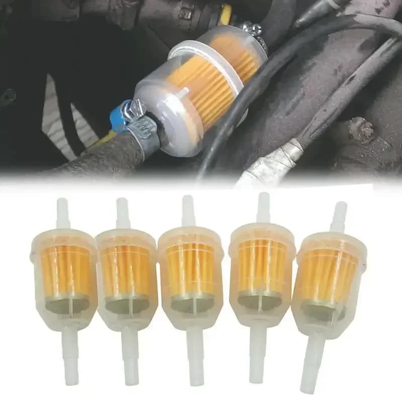 Filtre à gaz/carburant universel en ligne, 6MM-8MM 1/4 ", pour tondeuse à gazon, petit moteur, acces