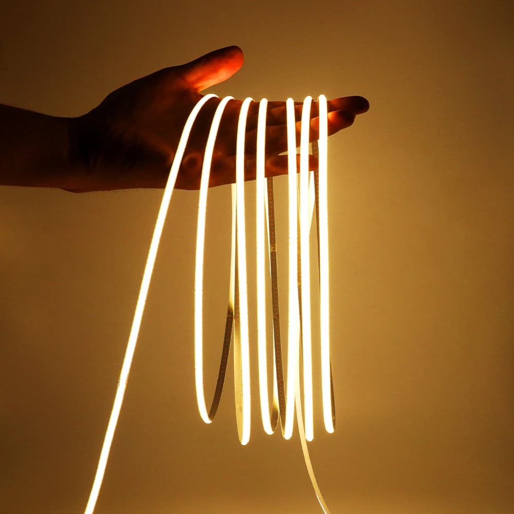 Bande lumineuse LED COB 5mm, 5V, USB, éclairage linéaire haute densité, 320Led/m, Flexible, variable