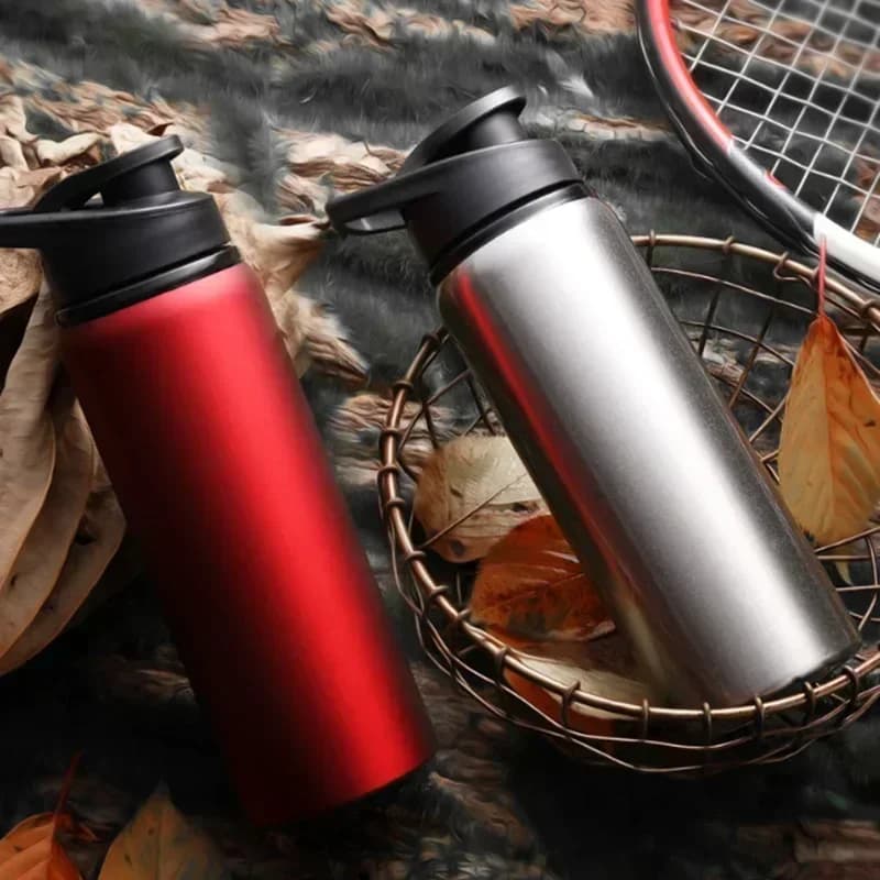 1-15 pièces Portable en acier inoxydable vélo bouteille d'eau droite boire en plein air sport voyage