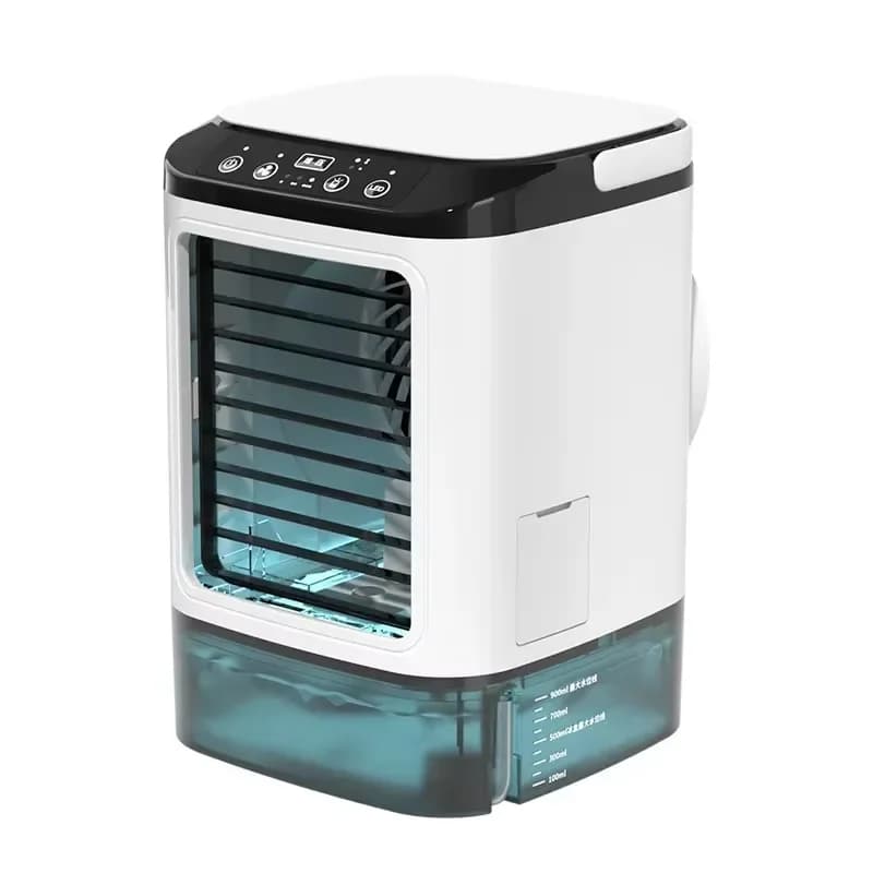 HOMEFISH Petit humidificateur de bureau silencieux pour usage domestique, ventilateur à pulvérisatio