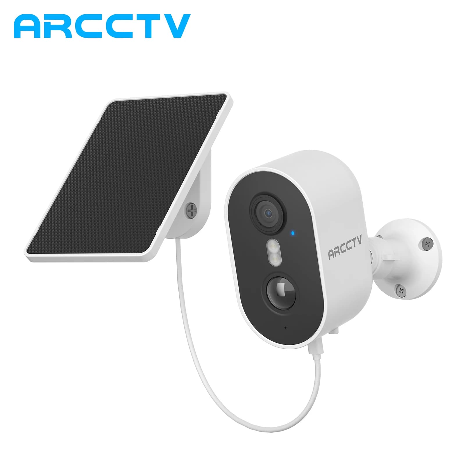 ARCCTV 4MP caméra de Surveillance WiFi solaire Audio bidirectionnel détection humanoïde caméra de sé