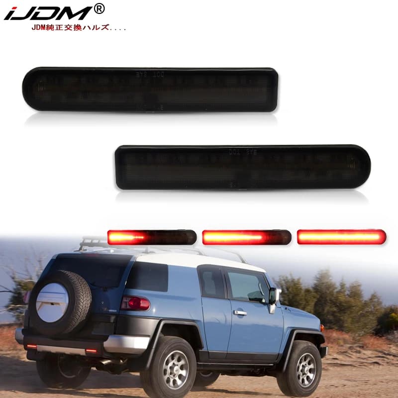 IJDM-Réflecteur de pare-chocs à LED pour Toyota FJ Cruiser TSX, feu arrière, feux de freinage arrièr