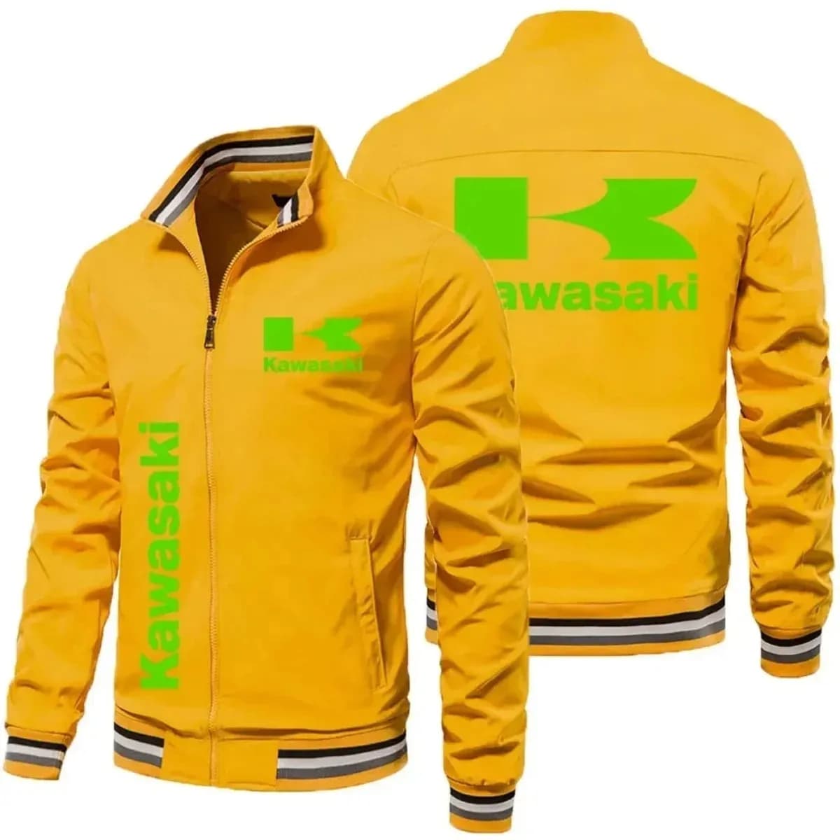 Veste de course pour moto Kawasaki Victory - Veste de moto pour homme - Manteau - Style printemps-au