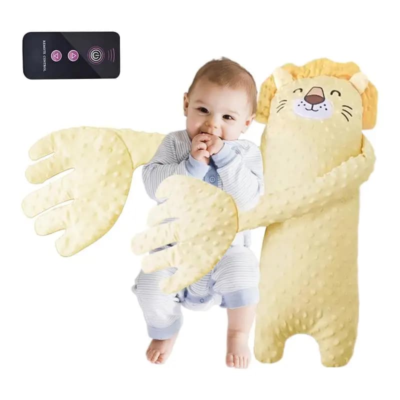 Jouet électrique de sommeil pour bébé, télécommande, poupées apaisantes en peluche en forme d'ours d
