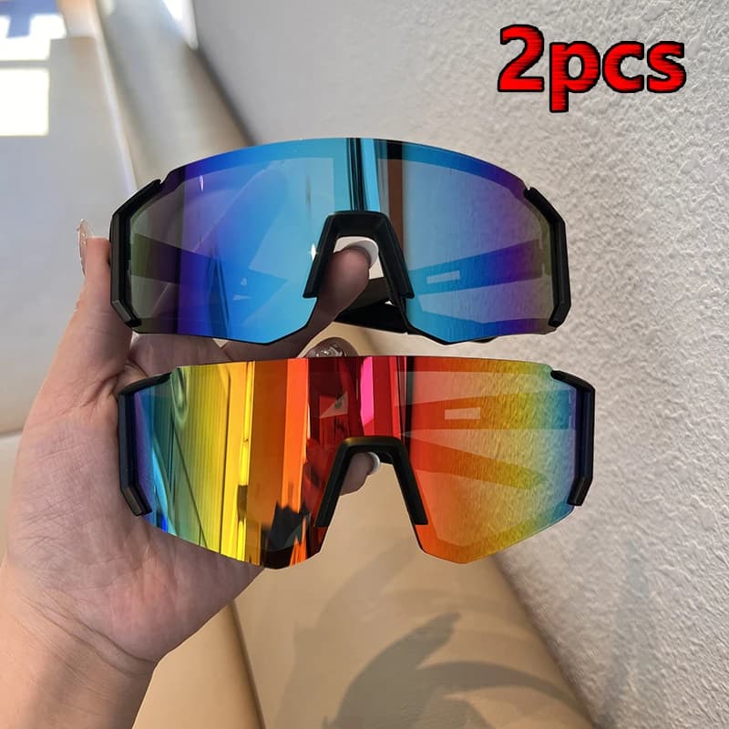 1/2 pièces lunettes de soleil de cyclisme femmes UV400 Anti-sable protecteur des yeux lunettes de so