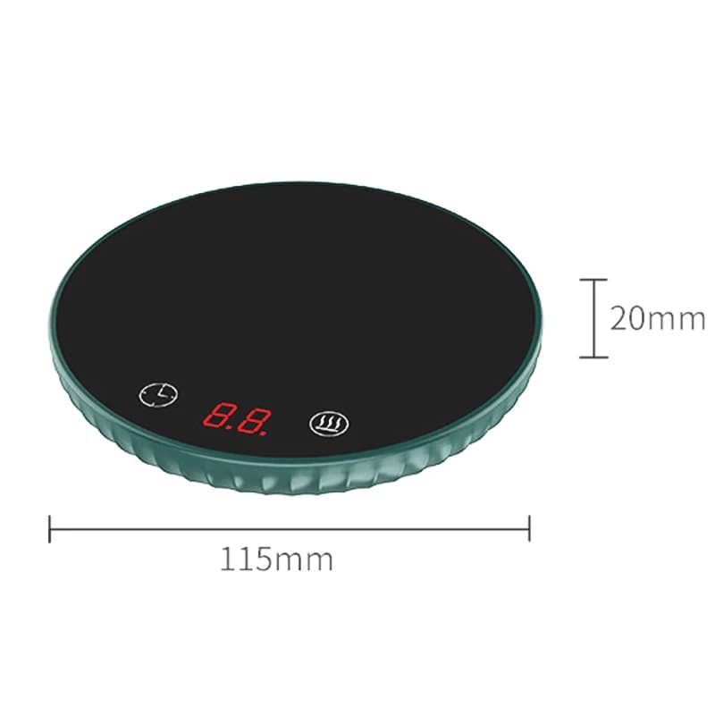 Tasse chauffe-tasse café lait thé eau tasse chauffage électrique tactile Pad température réglable th