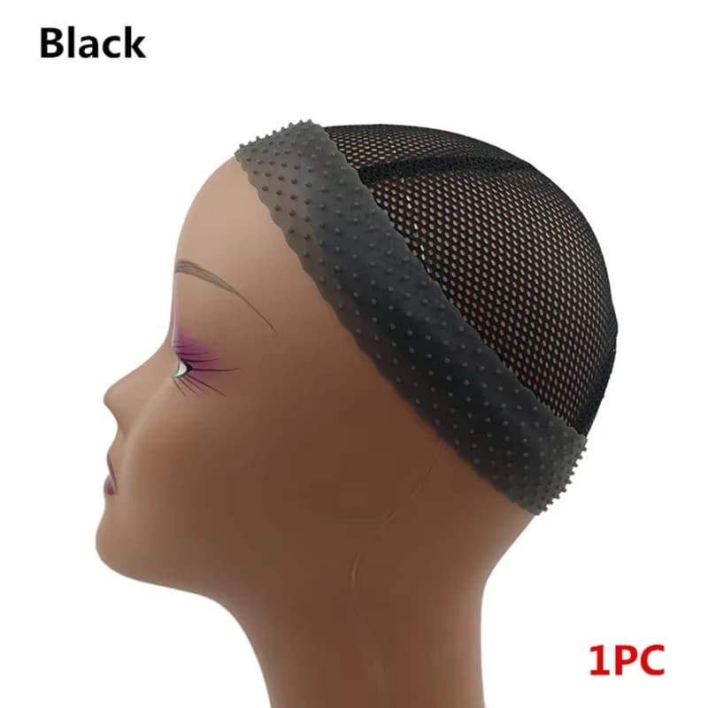 Bandeau de poignée de perruque en Silicone antidérapant, bandeau de perruque Transparent noir marron