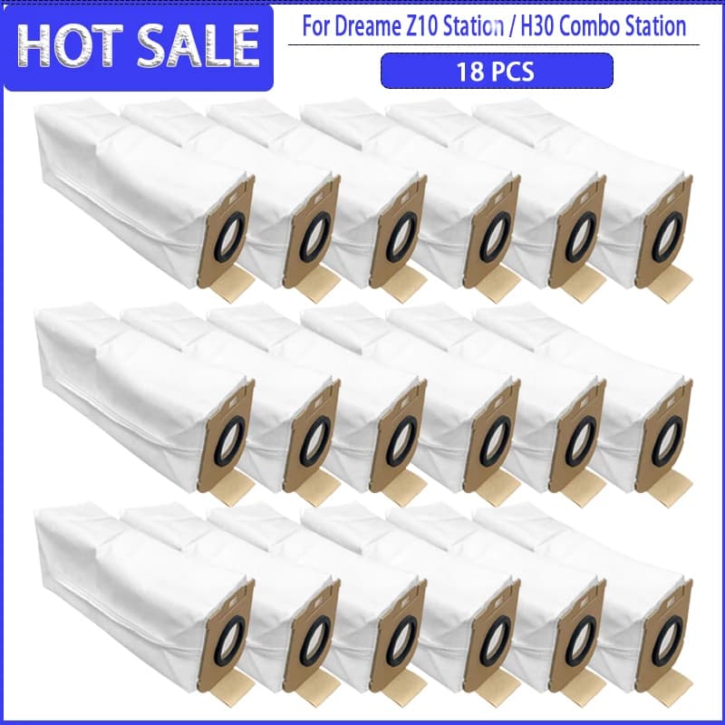 Sac à poussière pour Station Dreame Z10/Station combinée H30, pièces de rechange, accessoires