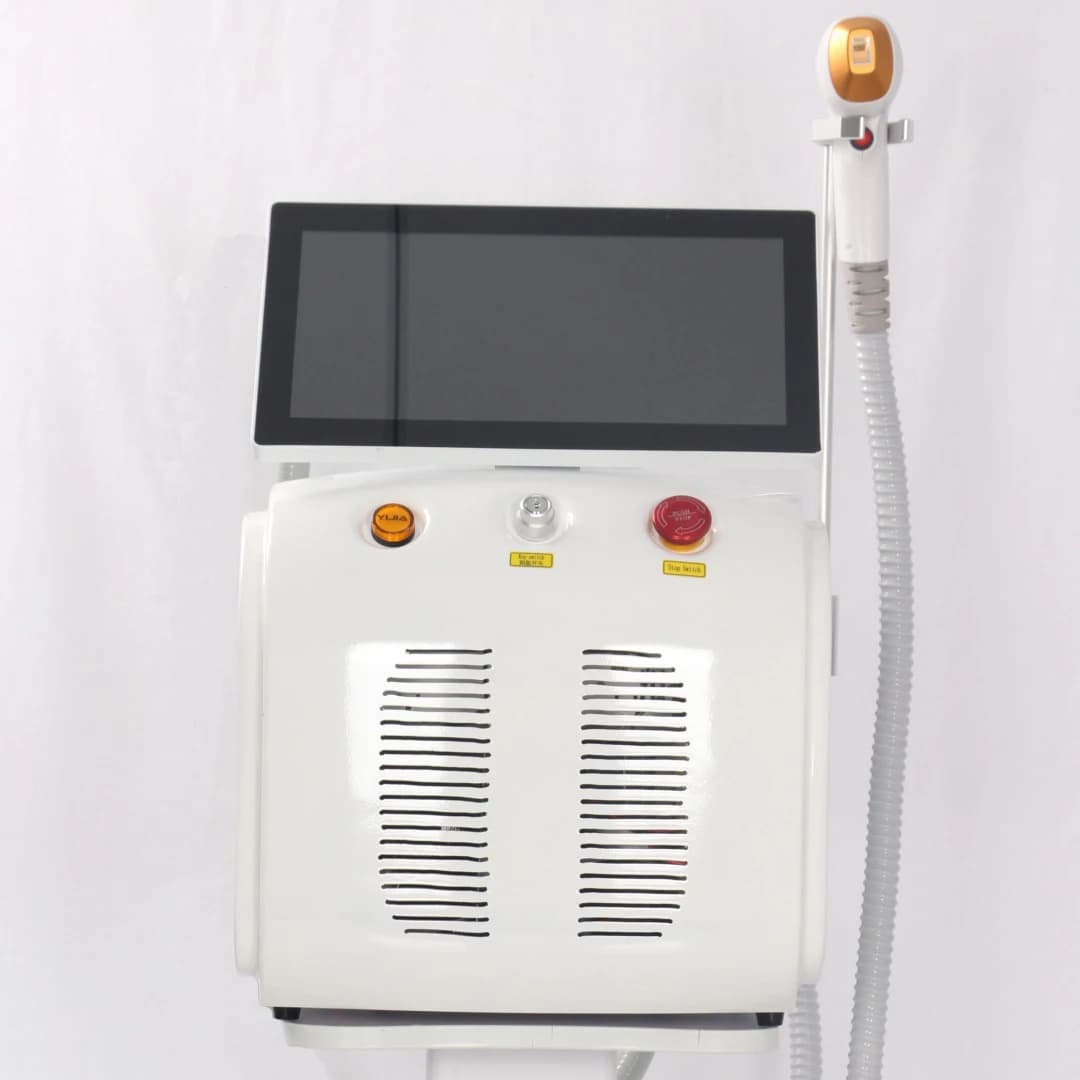 Épilateur laser professionnel haute puissance 16 bars, machine d'épilation laser pour l'élimination 