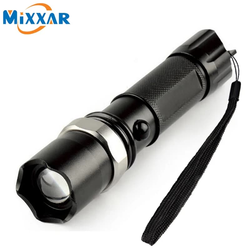 Lampe de poche LED ZK30 Q5 T6, torche zoomable, lanterne de camping, lampe de randonnée, lanterne po