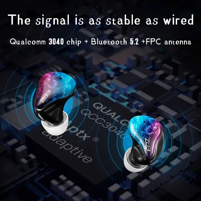 EPZ-Écouteurs sans fil Bluetooth 5.2 TWS S350T, oreillettes de sport, étanches IPX7, résistantes à l