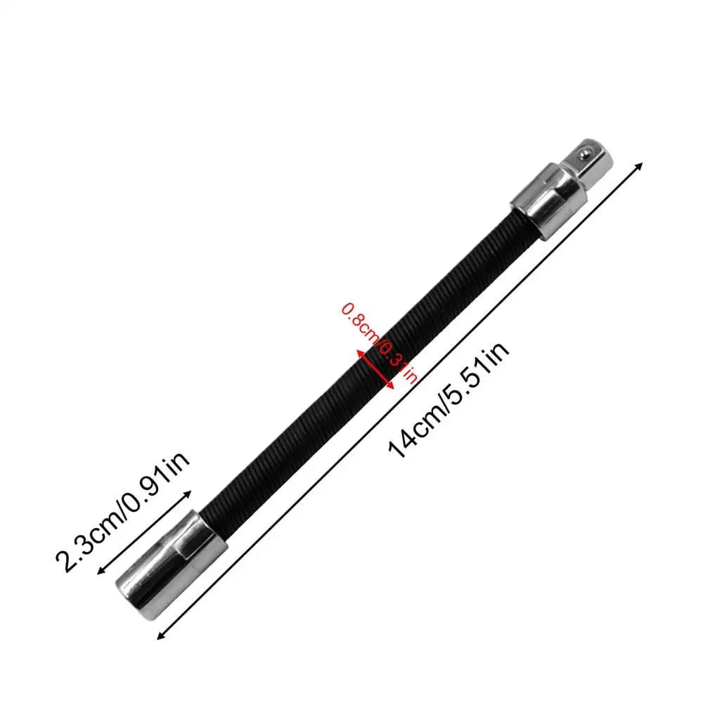 Extension d'axe flexible, rallonge de perceuse flexible, barre d'extension d'axe pliable 1/2, rallon