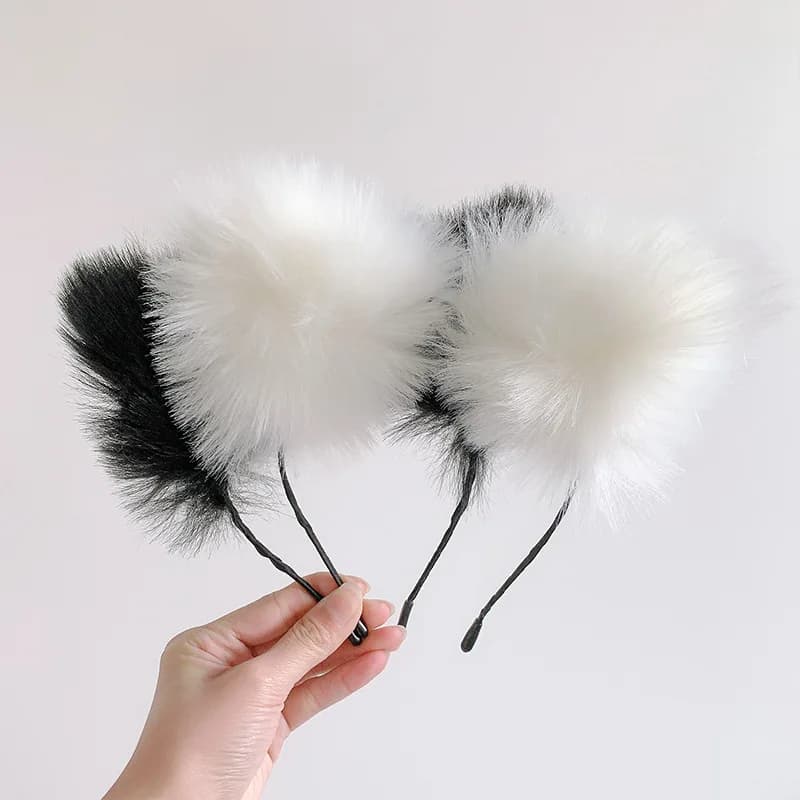 Bandeau oreilles de chat en peluche pour femmes, Style coréen, élégant, mode fille, bandeau de cheve
