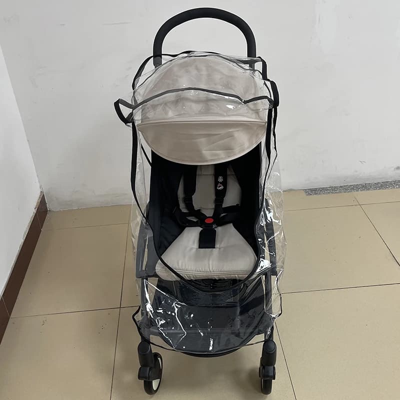 Juste de pluie universelle pour poussette, protection contre le vent et la poussière, accessoires de