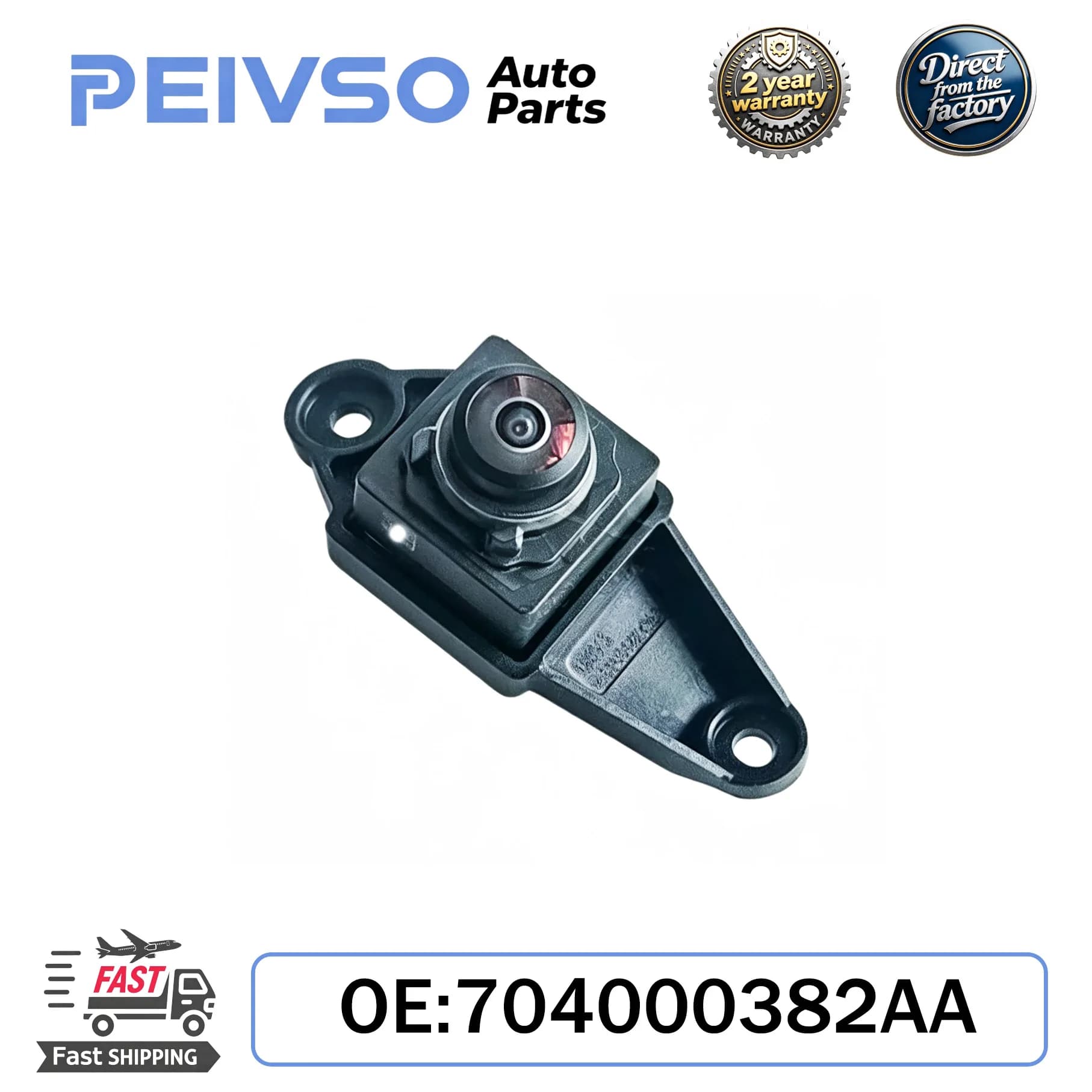 PEIVSO NOUVEAU Caméra avant de haute qualité 704000382AA pour Chery HD, caméra avant de voiture étan