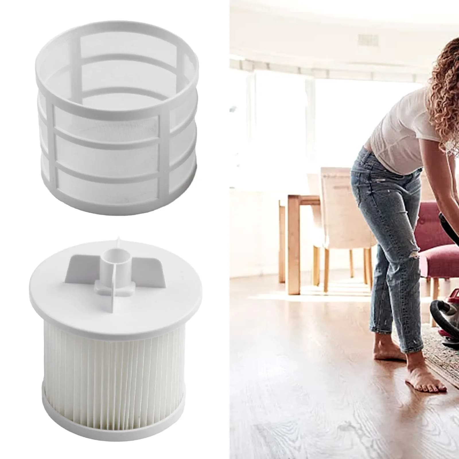 Kit de filtre pour aspirateur Cyclone U66, pièces de rechange pour aspirateur Hoover Sprint Whirlwin