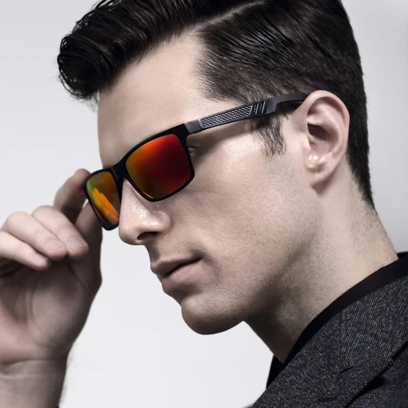 VEITHDIA-Lunettes de soleil polarisées en aluminium pour homme, verres miroir, UV400, sport, pêche e