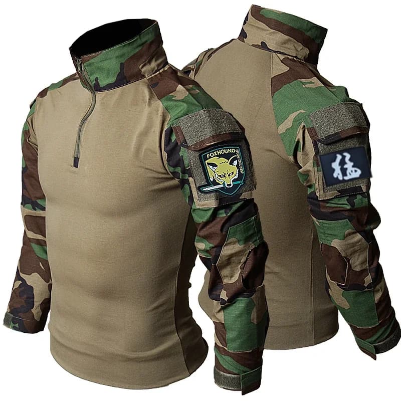 T-shirts tactiques Airsoft, chemises de Combat de l'armée, vêtements de chasse et de Paintball respi