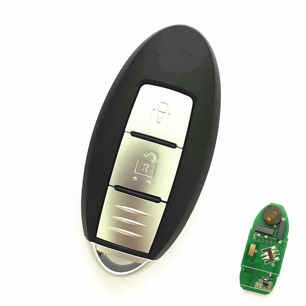 Clé de voiture à distance intelligente sans LOGO TWB1G662, 433Mhz ID46, pour Niss an Micra Juke Sent