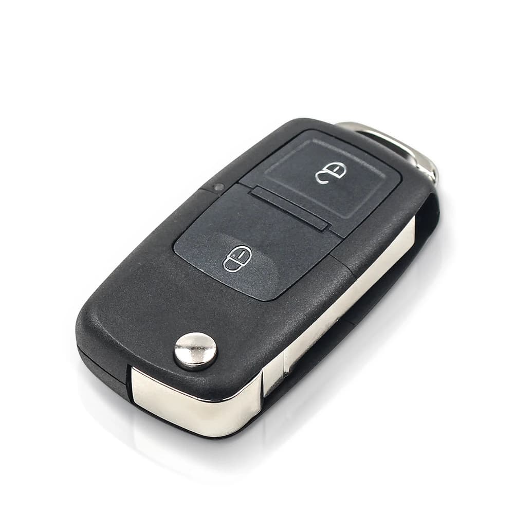 KEYYOU Clé à distance de voiture à 2 boutons 1J 0959753 AG 5FA 008399 -00 pour Seat Arosa Cordoba Ib