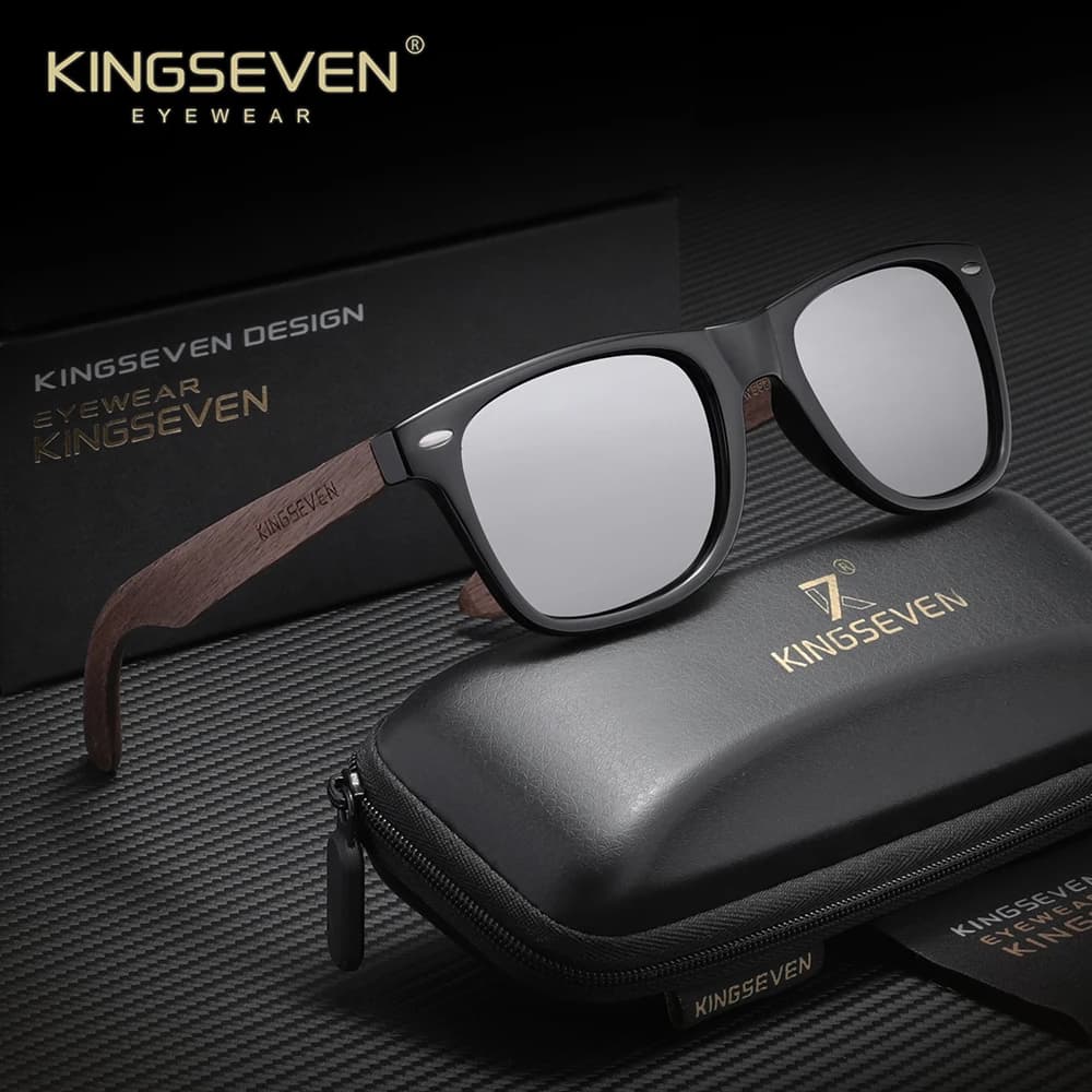 Lunettes de soleil polarisées vintage KINGSEVEN, protection UV400, anti-éblouissement, pour la condu