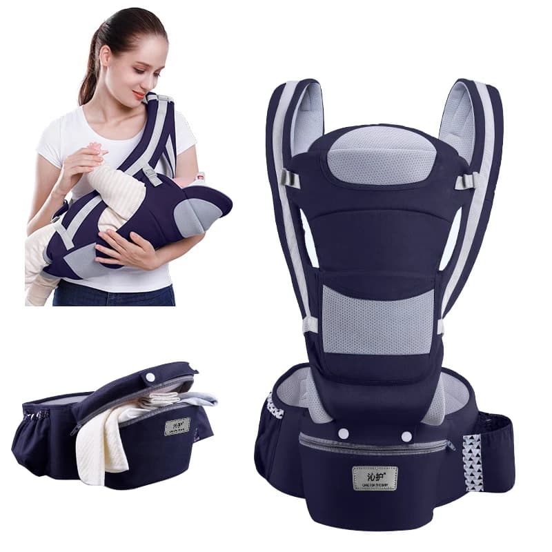 Sac à dos Kangourou Ergonomique pour Nouveau-né, Siège de Bébé, Voyage