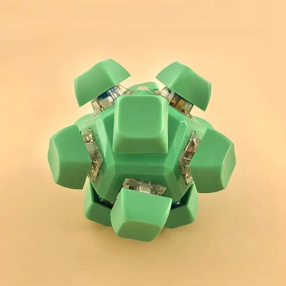 Nouveau 12 touches boule magique Fidget porte-clés touches bouton bricolage clavier doigt clavier ca