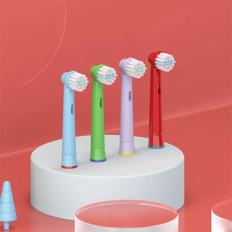 Tête de brosse à dents électrique de remplacement pour enfants, têtes de brosse adaptées aux étapes 