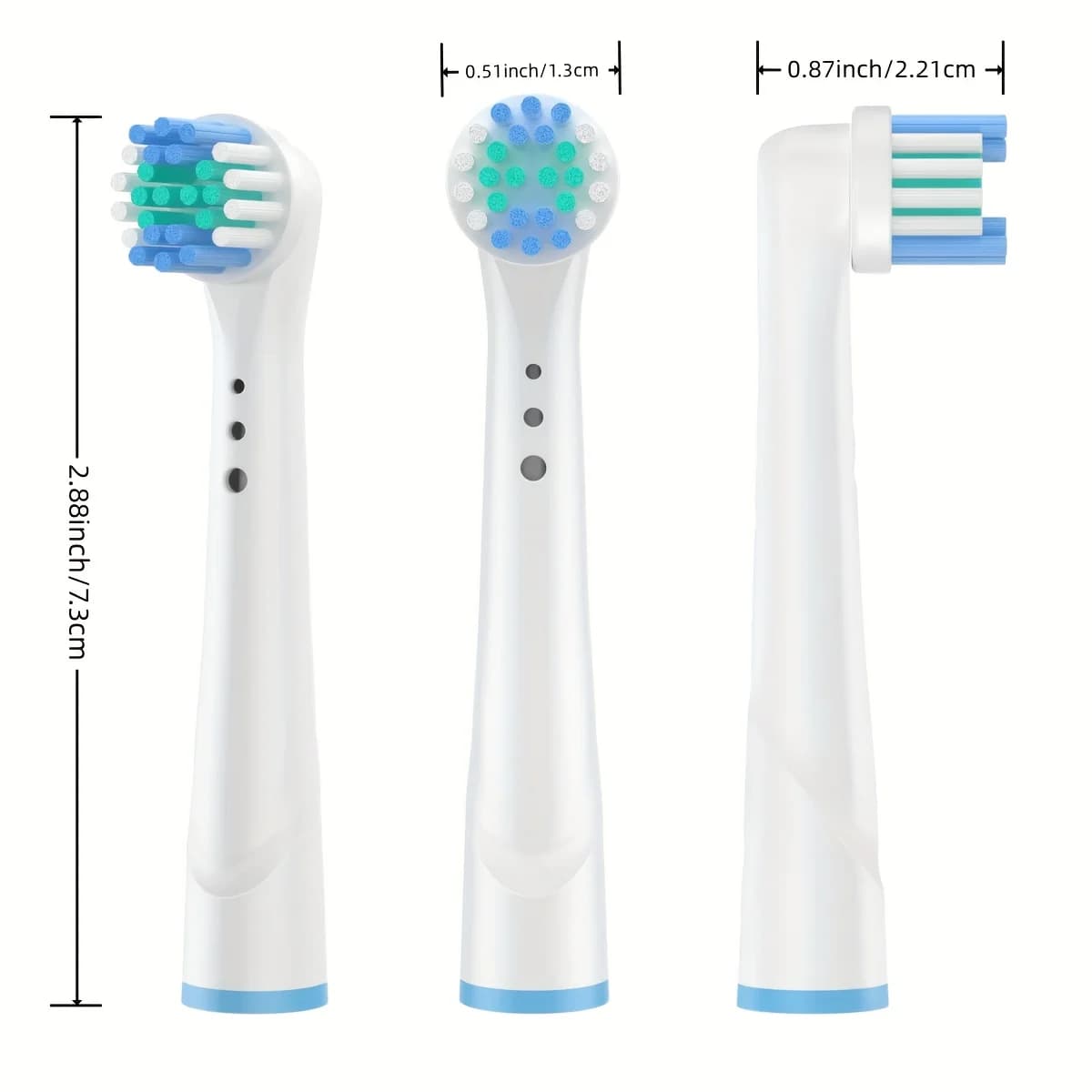 Têtes de brosse à dents de rechange, 4/12/16 pièces, compatibles avec oral-b Braun, têtes de brosse 