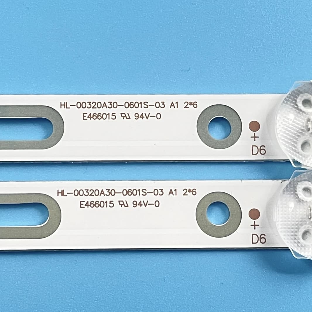 Bandes de rétro-éclairage LED pour TV, V320BJ6-Q01, V320BJ8-Q01, HL-00320A30-0601S-07, 2x6, HL-00320