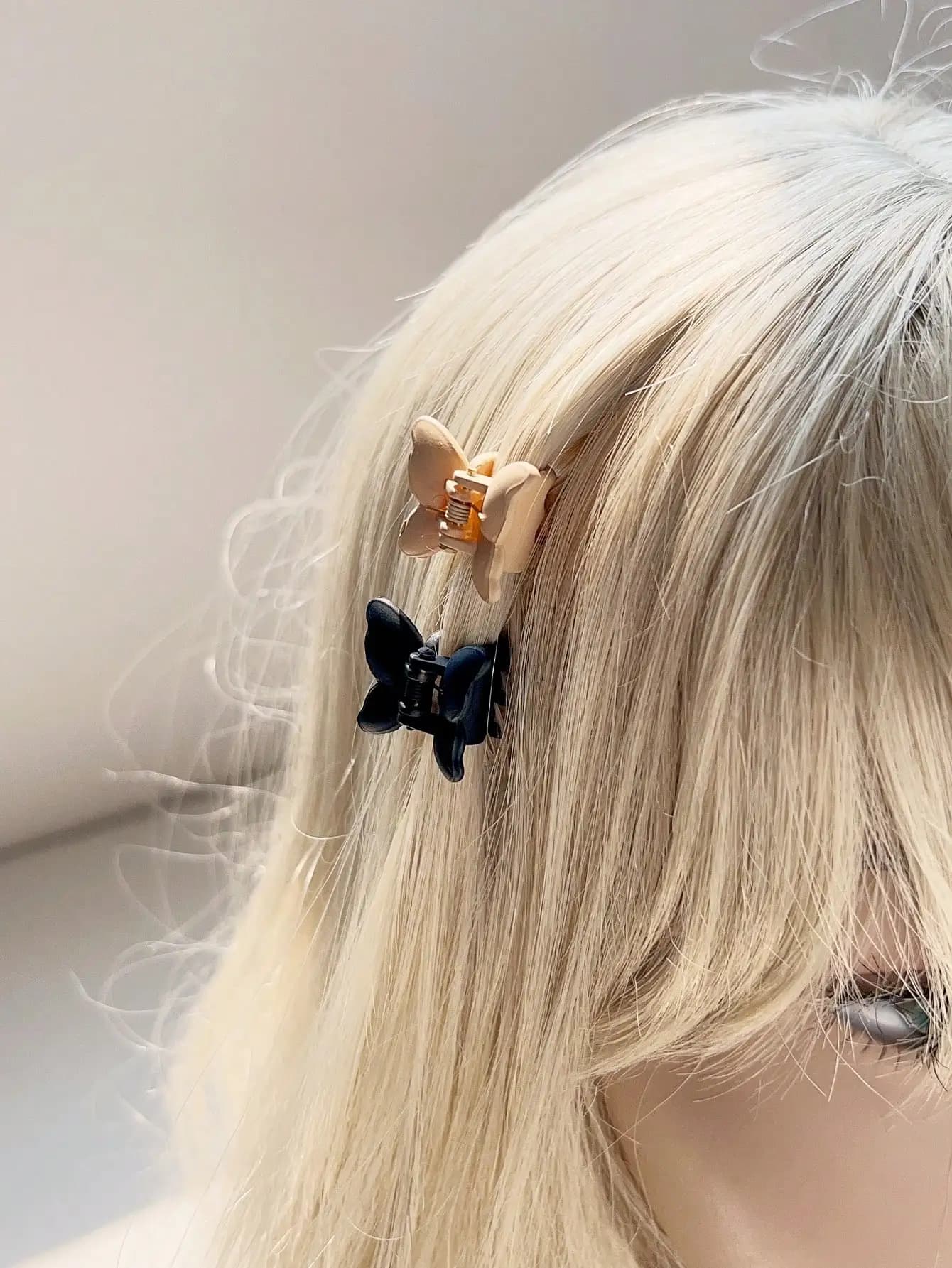 Ensemble de Mini pinces à cheveux papillon pour femmes et filles, 10 pièces, forte adhérence pour ch