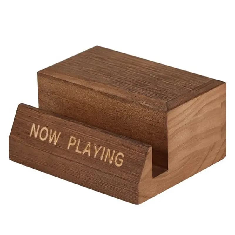 MLGB-1 pièce support de disque vinyle en bois support pour CD unique présentoir LP présentoir