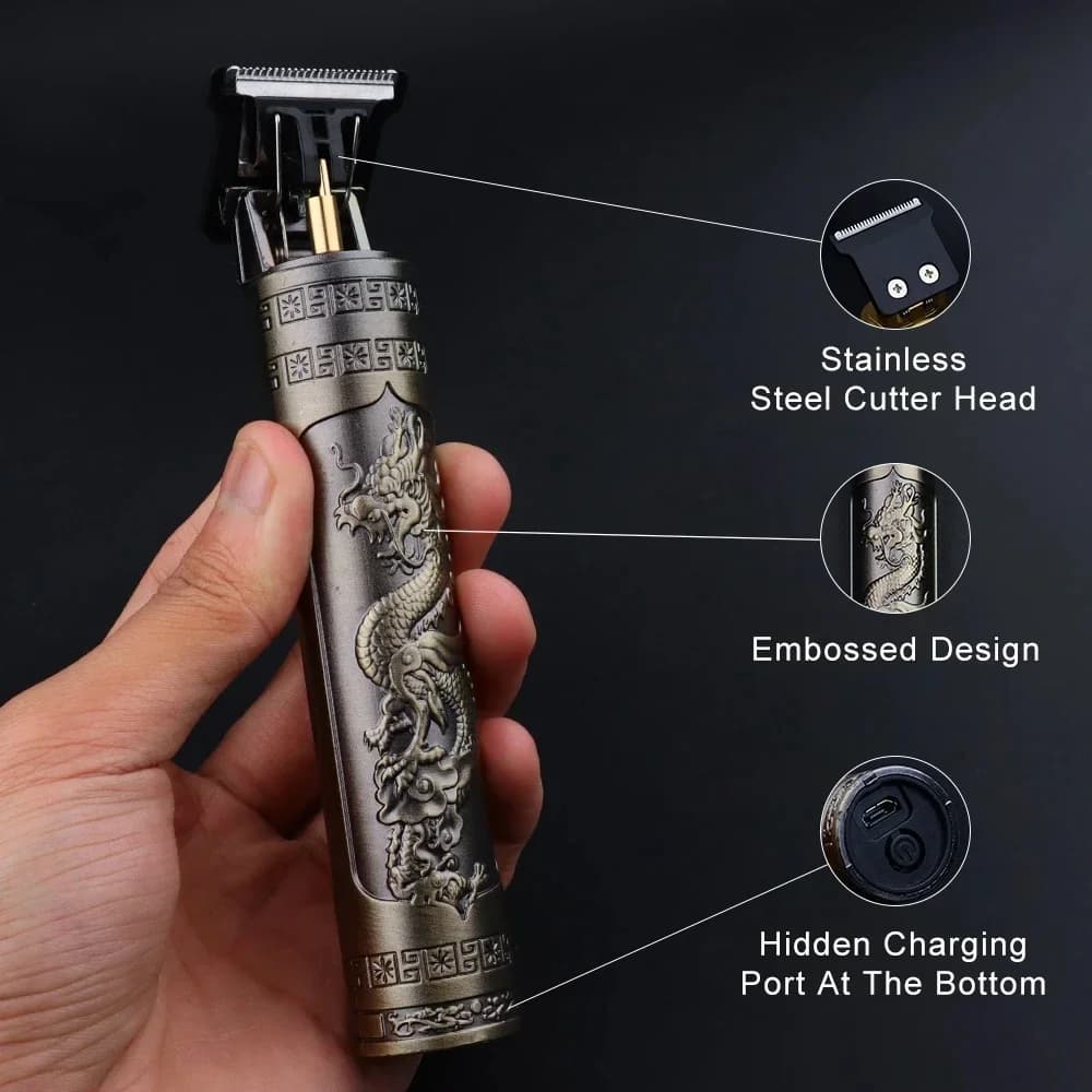 Tondeuse à cheveux professionnelle tondeuse à cheveux électrique sans fil rasoir à barbe hommes Mach
