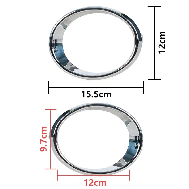 2 pièces pour Renault Kadjar 2016 2017 2018 2020 abat-jour antibrouillard avant de voiture couvercle