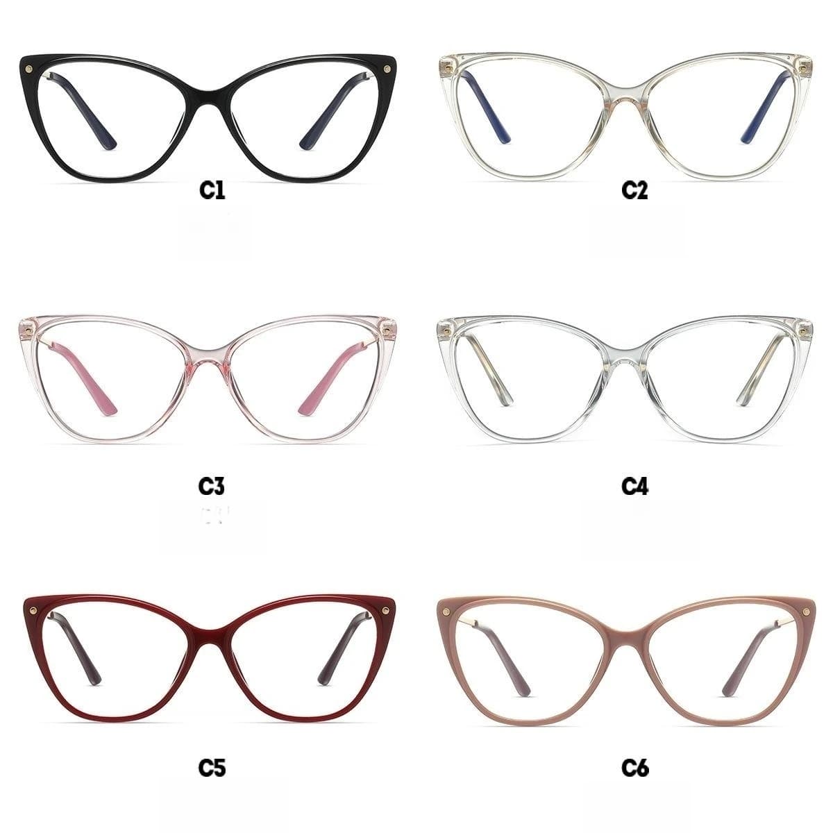 YIMARUILI mode papillon TR90 alliage lunettes myopes rétro Ultra-léger oeil de chat optique Prescrip