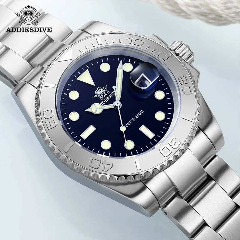 ADDIESDIVE luxueux montre à Quartz analogique pour hommes BGW9 lumineux 20 barres étanche hommes plo