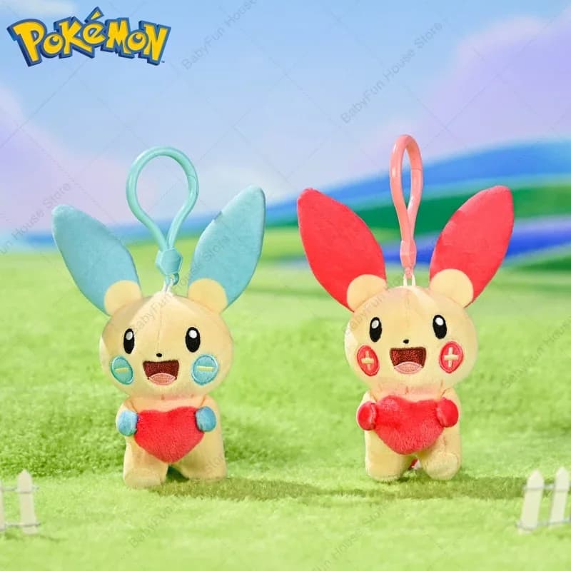 Porte-clés en peluche Pokemon original Mimikyu Gengar Snorlax Umbreon, poupées en peluche Kawaii Esp