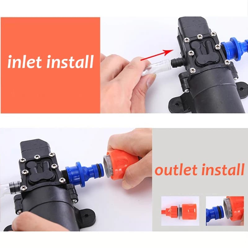 Pistolet de lavage de voiture Portable 12V, pompe à pulvérisation haute pression, Kit de nettoyage d