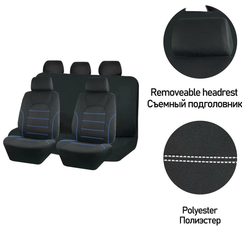 AUTOKING Ensemble de housses de siège de voiture universelles, accessoires intérieurs pour femmes et