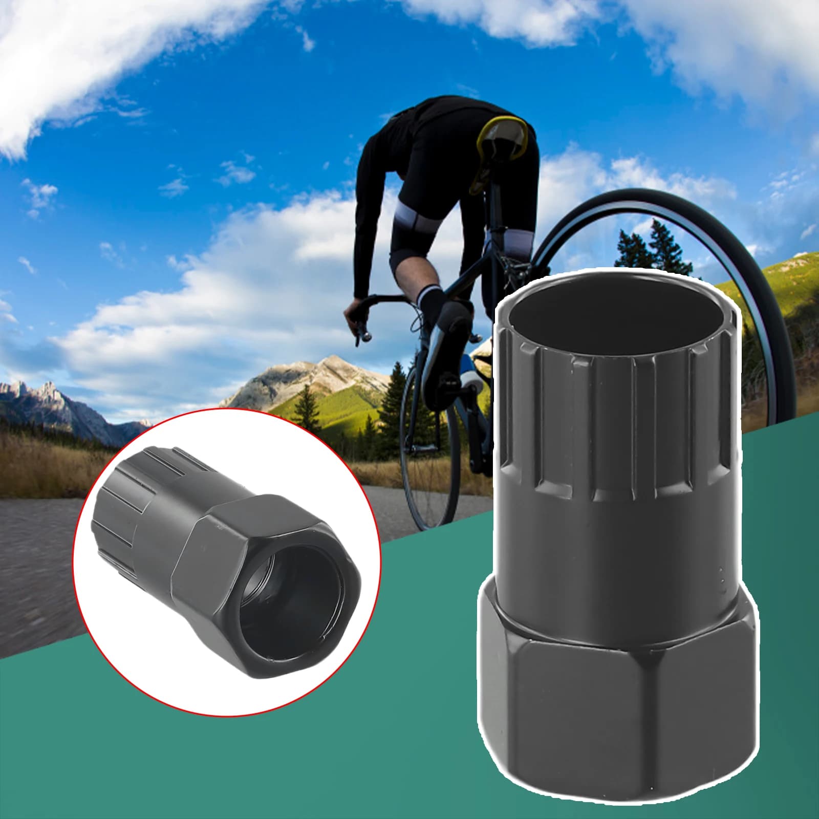 Outil de réparation de retrait de verrouillage de volant d'inertie de Cassette de vélo outil de retr