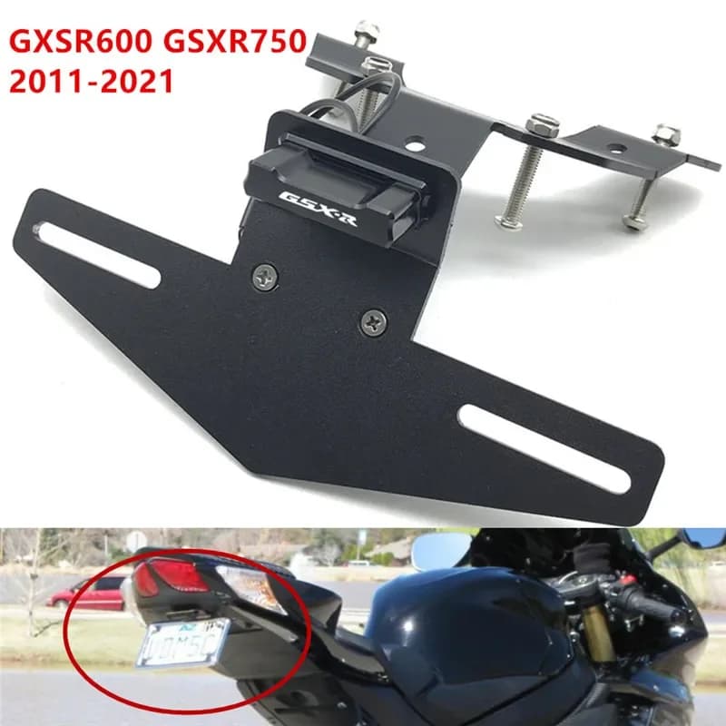 Support de plaque d'immatriculation de garde-boue arrière de moto, pour Suzuki GSXR 600 750 GSX-R600