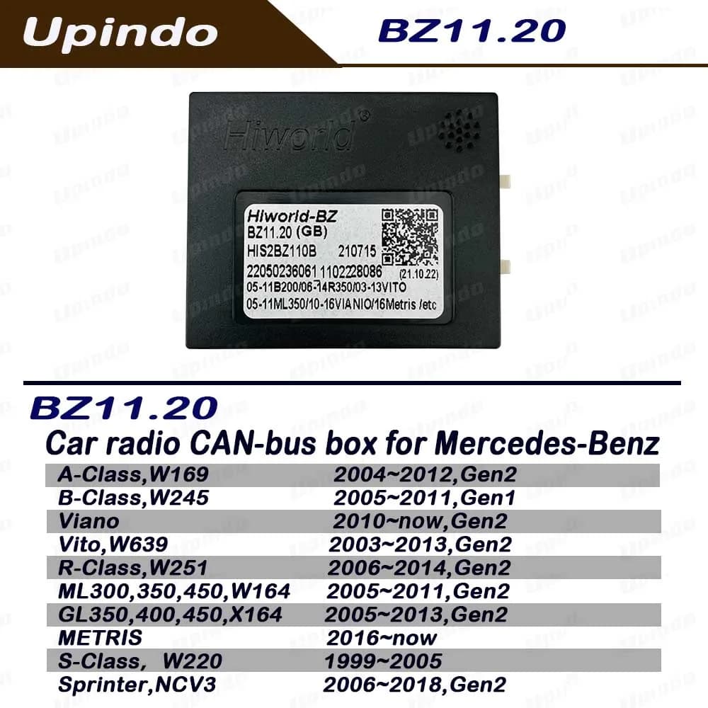 Adaptateur de décodeur de boîte de Bus CAN pour autoradio, pour Benz W169 W245 Viano W639 W251 ML300