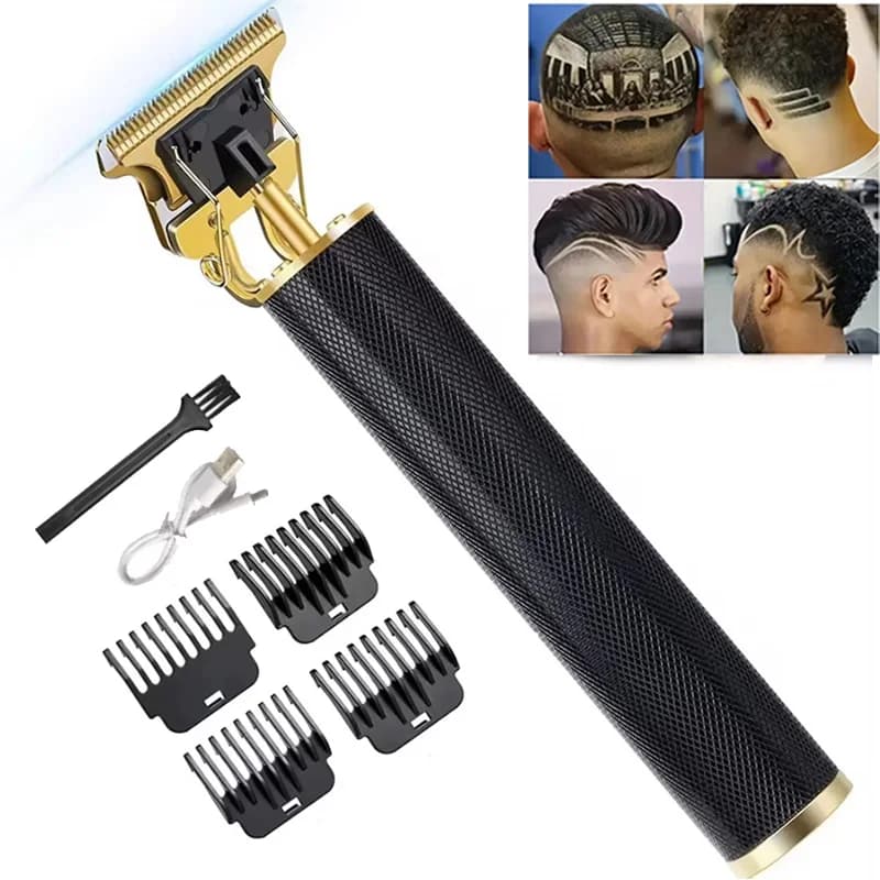 Tondeuse à cheveux électrique professionnelle pour hommes, Machine de coupe de cheveux Rechargeable,
